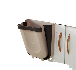 Bán Buôn Nhà Tủ Treo Lưu Trữ Thùng Rác Có Thể Nhà Bếp Treo Tường Gấp Thùng Rác Có Thể Nhựa Thùng Rác - Product Image 4