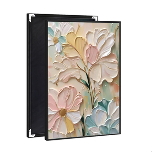 قطع فنية جدارية من يونيآرت بتصميم عصري من البورسلين والزجاج الذهبي لديكور الحائط - Product Image 1