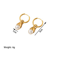Boucles d'oreilles clous plaquées or Gaovo Niche Premium, style influenceur viral, pour femmes, en acier titane résistant au ternissement, bijoux de mode
