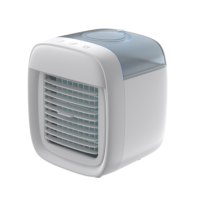4 in 1 Evaporative Air Cooler 3 Speeds Humidify Air Mini Portable Small Air Conditioner for Room Car Office Camping