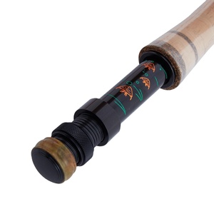 Caña de pescar con mosca de fibra de vidrio, 3 o 4 secciones, 3wt/ <span class=keywords><strong>5wt</strong></span>/ 6wt, en azul, naranja o transparente con guía de cerámica - Product Image 2