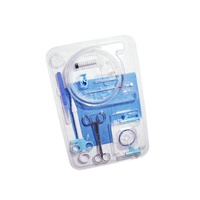 Kit de tube de gastrostomie endoscopique (PEG) en silicone jetable médical 12Fr-24Fr pour endoscopie