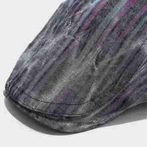 Sombreros Ivy Vintage de Primavera/Verano para Mujer y Hombre, con Rayas, Estilo Británico, Transpirables - Product Image 6