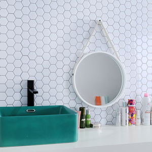 สติ๊กเกอร์ติดผนังพลาสติก PU แบบหยดน้ำ ขนาด 23.6x23.6 มม. 25.4x25.4 มม. 30.5x30.5 มม. กันน้ำ ติดเองได้ สำหรับห้องน้ำ ห้องครัว - Product Image 5