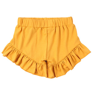 Di estate Little Girls Bicchierini Casuali Solido Infantile Vestiti Del Bambino Del Cotone Ruffle Bloomer Ragazze Ruffle Shorts Per Le Bambine - Product Image 4