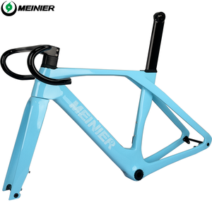 Cuadro de bicicleta de carretera de carbono 700C, freno de disco de montaje plano, cuadro de bicicleta de carretera <span class=keywords><strong>Aero</strong></span> con manillar completamente oculto, conjunto de cuadro de bicicleta de carretera - Product Image 2