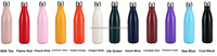 Bouteille d'eau sport isotherme à double paroi en acier inoxydable 304, performance thermique 12-24 heures, forme balle