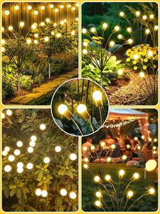 Éclairage paysager solaire à haute luminosité, lumières LED scintillantes en forme d'étoile pour jardin extérieur, patio, prix d'usine en gros - Product Image 4
