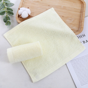 <strong>Super</strong> <strong>Soft</strong> Organic Cotton <strong>Facial</strong> <strong>Towel</strong> 25*25cm Custom Logo Terry Cloth <strong>Towels</strong> for Face Cleaning - Product Image 5
