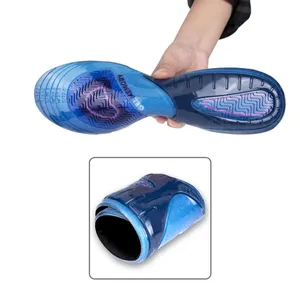 Comfortable Full Length Shoe Insole Silicone Gel Insoles OEM Silicone Gel Orthopedic Shoe Insoles For Men Walki Silicone De Pied