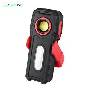 Rechargeable mini car inspection cob work light with magnet
