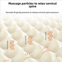 Oreiller ergonomique en latex naturel, protège la colonne cervicale et améliore le sommeil profond, adapté aux adultes, aux enfants et aux hôtels