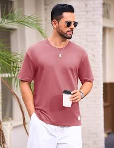 Camiseta Lisa de Algodón Premium de 180 GSM al por Mayor, Estilo Oversize con Hombros Caídos, para Streetwear, Personalizable con Logotipo, Tejido Liso, Venta al por Mayor - Product Image 2