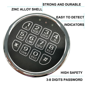Loại cũ 3-8 kỹ thuật số điện tử an toàn khóa súng an toàn khóa thay thế với chủ khóa-bộ phận phù hợp với hầu hết các két - Product Image 2