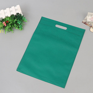 Vente directe usine – Sac non tissé D-Cut 40 g/m² de haute qualité – Sac de transport en tissu non tissé D-Cut blanc - Product Image 3