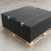 Dalles de protection de sol en PEHD robustes pour accès temporaire, tapis de protection pour sols humides, pelouses et circulation de chantier