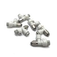 Banyak 6 buah Pengontrol Kecepatan As1201fs-m5-06 dengan Skala, M5x0.8 6mm Baru, Asli, Tersedia, dengan Garansi Satu Tahun.