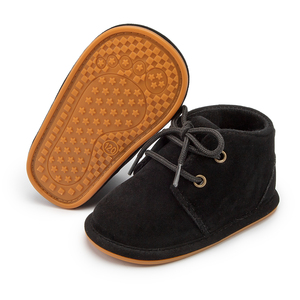 Suola in gomma dura Toddler Faux Suede Girl Boy Winter Ankle 0 1 Years Infant Baby Boots - Product Image 4