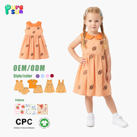 Robes d'été personnalisées Puresun pour filles, vêtements pour enfants pour le jour du match, broderie intégrale sur le thème du football, robes d'été pour filles