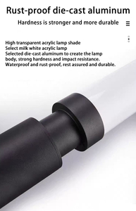 Lampes de jardin à <span class=keywords><strong>LED</strong></span> en aluminium de style moderne personnalisé <span class=keywords><strong>Lampadaire</strong></span> étanche IP65 pour l'alimentation électrique du paysage - Product Image 3