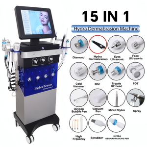 Máquina Profesional de Hidradermoabrasión 15 en 1, Antienvejecimiento, Eliminador de Arrugas, Aqua Peel, Oxígeno Jet, Máquina Facial con Enchufe Estadounidense, Hidratante - Product Image 1