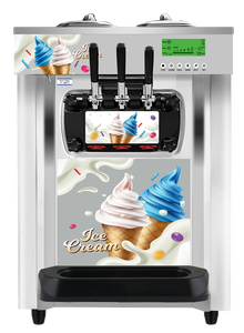 3 hương vị hoàn toàn tự động thương mại mềm phục vụ máy làm kem giá nhà sản xuất cho doanh nghiệp với tùy chọn precooling - Product Image 5