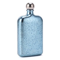 Mini pot à vin et bouteille à liqueur en titane pur, motif fleur de glace, personnalisable avec des mots, luxe léger, rétro, pour le camping en plein air, modèle Ti-10001