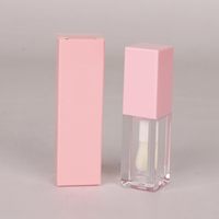 Boîtes en papier kraft personnalisables pour tubes de rouge à lèvres brillant à lèvres Emballage cosmétique élégant Lamination mate Bronzage Vente en gros au détail