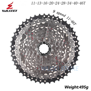 WUZEI Nouveau Haute Qualité 9 Vitesse VTT <span class=keywords><strong>Cassette</strong></span> De Vélo De Montagne Vélo <span class=keywords><strong>11</strong></span>-<span class=keywords><strong>30</strong></span>/32/36/40/42/46/50T Pièces De Vélo Volant Moteur <span class=keywords><strong>Cassette</strong></span> - Product Image 6