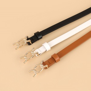 <span class=keywords><strong>Ceinture</strong></span> Fine Taille <span class=keywords><strong>Femme</strong></span> <span class=keywords><strong>Tendance</strong></span> en PU Décorative pour Robes et Jeans, Alliage Élégant pour Cintrée, Vente en Gros - Product Image 3