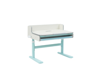 Table d'étude ergonomique pour enfants à hauteur réglable avec étagère intégrée, design moderne en bois pour la maison, le bureau, la chambre et l'école