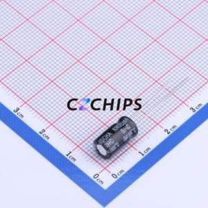 Condensador Electrolítico de Aluminio de Montaje Pasante 03EC0730, Componente de Montaje Pasante THT, D6.3xL12mm 220uF 20% 16V 218mA-120Hz - Product Image 2