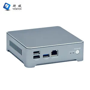 OEM ODM Network Server Intel X86 J1900 J4125 4 LAN RJ45 IKuai Router Openwrt OS Industrial Fanless Mini PC Pfsense Firewall Pc