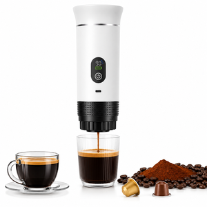 Smart Electric 20Bar <b>Pump</b> Pressure LED display Car Home Portable Espresso Machine for Car Road Trip High Power Factory Supplier - Product Image 1