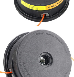Cabezal de corte de aluminio y nailon para desbrozadora, con 2 líneas de hilo para cortacésped y desmalezadora - Product Image 5