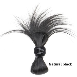 Chignon synthétique à clipser effet plumes <span class=keywords><strong>de</strong></span> poulet, 8 pouces, <span class=keywords><strong>queue</strong></span> <span class=keywords><strong>de</strong></span> <span class=keywords><strong>cheval</strong></span> haute, demi-<span class=keywords><strong>queue</strong></span> <span class=keywords><strong>de</strong></span> <span class=keywords><strong>cheval</strong></span>, OMBRE pour femme - Product Image 3