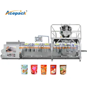 Máquina de embalagem totalmente automática de 200g a 2000g de amêndoa e outros frutos secos em um saco