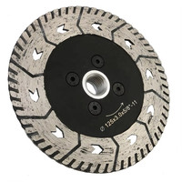 Lame de scie circulaire industrielle diamantée à bride JDK 908 5 pouces M14 5/8-11, haute vitesse, certifiée OEM ISO9001, turbo nitride pour granit