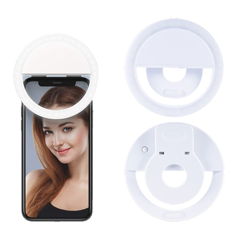 Universal Portable Mobile Phone 36 LEDS Selfie ring Lamp Luminous Ring Clip Selfie LED Ring Flash Light For All Cell Phones