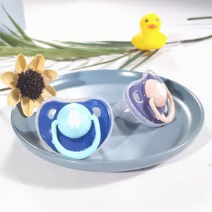 Ins Hot Grappig Pasgeboren Bling Luxe Dier Slapen Bpa Gratis Silicone Baby Tepel Fopspeen