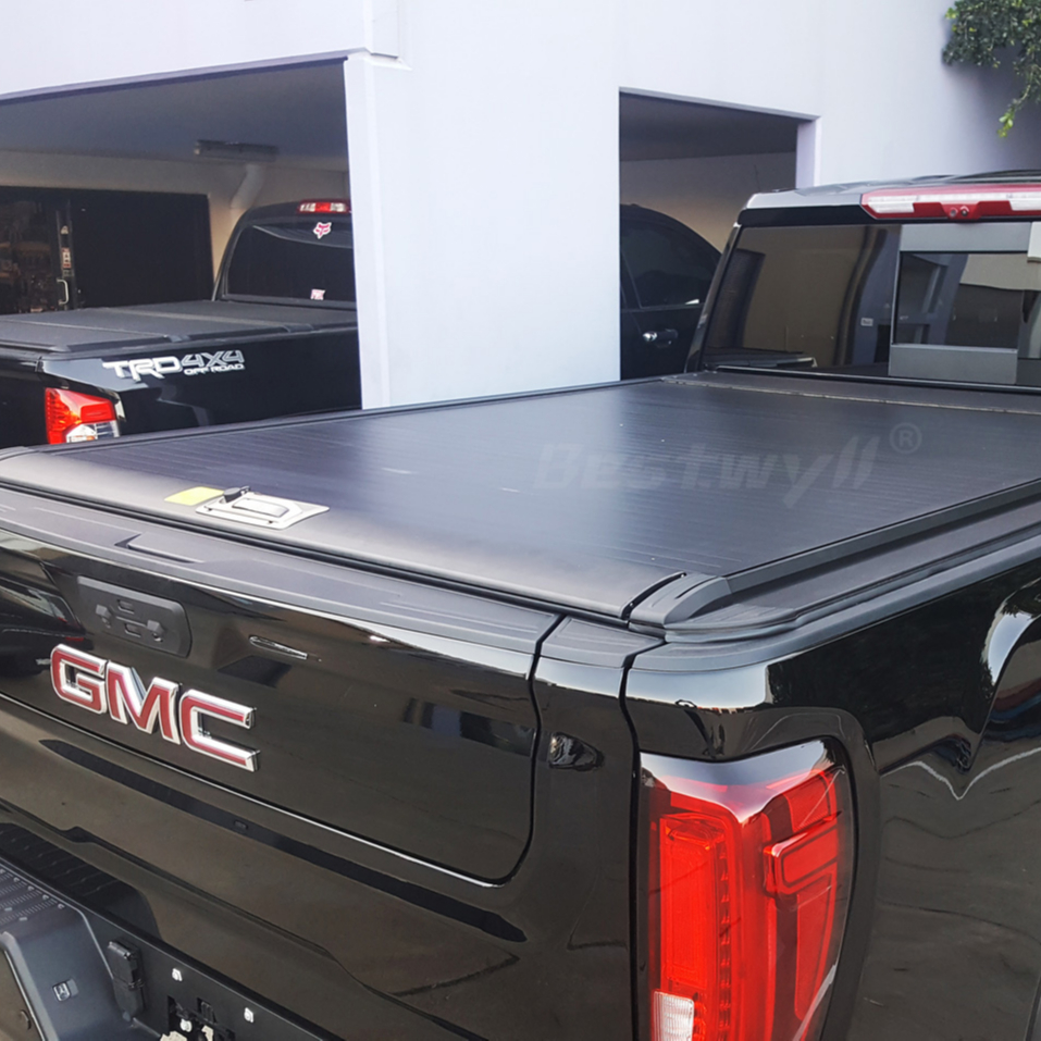 Bestwyll пикап Топ Выдвижной сверните вверх крышка Электрический защитный крышка для E-K58 2020 Chevrolet Silverado 2500,5.8 6,8 'bed