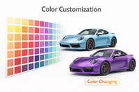 Film de protection de peinture pour véhicule OEM en TPU PPF auto-réparant, hydrophobe, à changement de couleur - Nuancier