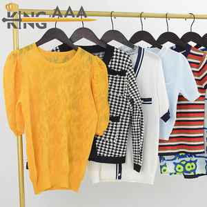 <span class=keywords><strong>Magasin</strong></span> de vêtements pull pour femmes marque vêtements d'été seconde <span class=keywords><strong>main</strong></span> femmes vêtements d'occasion pull corée - Product Image 1