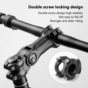 Extensor de Altura de <span class=keywords><strong>Manillar</strong></span> Ajustable, Construcción de Aleación de Aluminio de Alta Resistencia, para Bicicletas de Montaña y Carretera de 28.6/31.8mm - Product Image 4