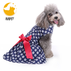 Perro vestidos para pequeño cachorro chica gato Rosa lunares <span class=keywords><strong>ropa</strong></span> para mascotas <span class=keywords><strong>ropa</strong></span> de verano - Product Image 1