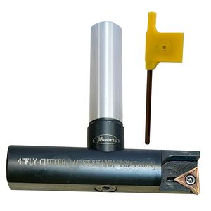 Assorts 4" Indexable Fly Cutter 3/4" Straight Shank TCMT1604 Insert For Cnc <b>Machining</b> Center - Product Image 1