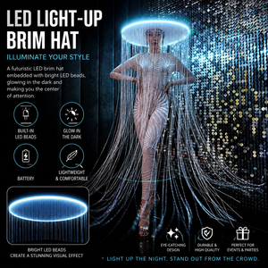 LiqVis - Disfraz de Lujo Moderno para Bar, Color Personalizado, Estilo Disco, Vaquera, Baile, Sexy, <span class=keywords><strong>GoGo</strong></span>, con Luces LED, Sombrero con Borlas para <span class=keywords><strong>Discoteca</strong></span> - Product Image 4
