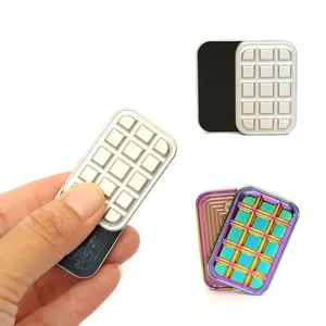 Jouet magnétique en métal EDC pour adultes, forme chocolat magique, anti-stress, pour TDAH, anxiété, divertissement, type Fidget Slider et Fidget Spinners - Product Image 5