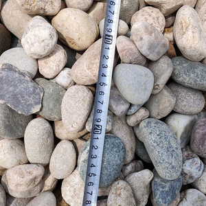 Hot bán hỗn hợp màu sắc tự nhiên sông đá cuội & Sỏi trang trí vật liệu lọc tùy chỉnh bề mặt 1ton/túi cho khu vườn - Product Image 2