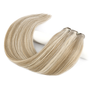 K.swigs nhà máy bán buôn 100% tóc con người mở rộng Remy Châu Âu tóc sợi ngang hỗn hợp màu sắc phần mở rộng - Product Image 5